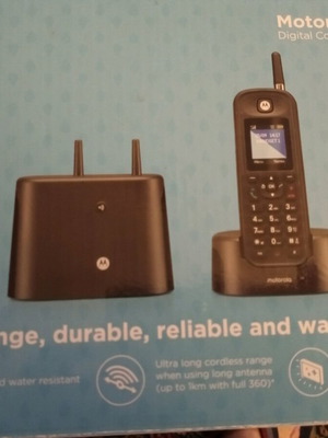 Motorola range extra O201 цифров телефон безжичен удължител на обхвата 400+