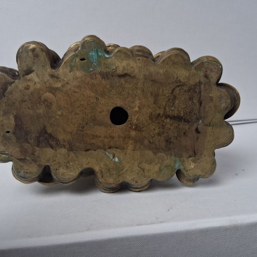 Bronze horse sculpture used, vintage wealth symbol on coins