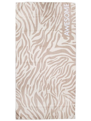 Πετσέτα Θαλάσσης Animal Μπεζ Με Πουγκί 80x160cm
