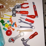 Children's toy tool set