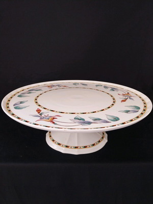 Furstenberg Germany vintage cake stand with foot