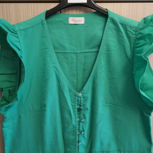 Regalinas green jumpsuit like new M/L