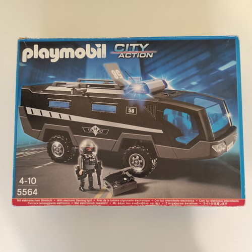 Playmobil City Action 5564 Special Forces Vehicle like new with extra gift
