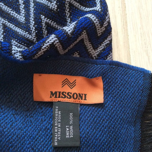 Missoni wool scarf vintage multicolor like new
