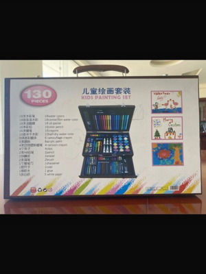 Kids painting set new with 130 pieces