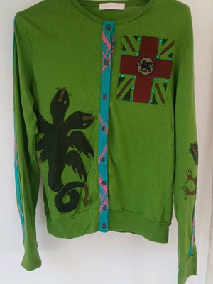 Custo Barcelona cardigan with unique multicolor design
