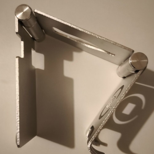 Tablet and phone bracket, aluminum