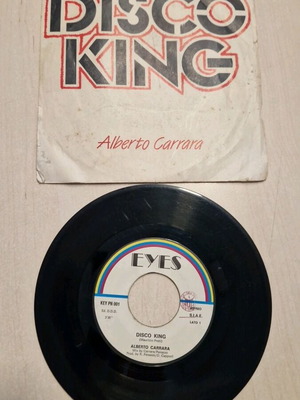 Alberto Carrara Disco King βινύλιο 7 ιντσών 45 στροφών