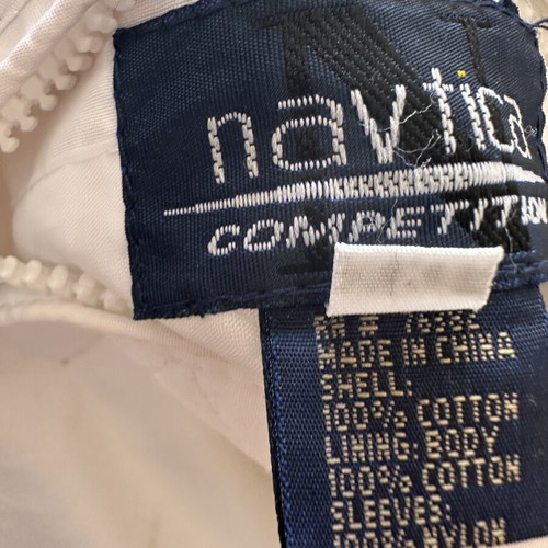 Nautica white reversible jacket used XXL