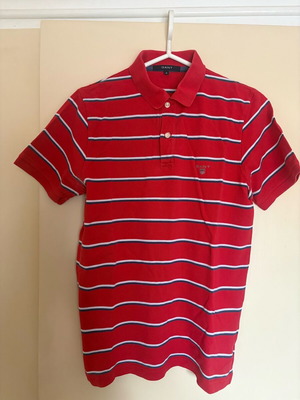 GANT men's short-sleeve polo shirt like new, size S, red