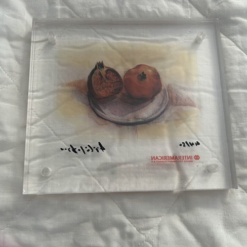 Artwork on plexiglass Achilles Aivazoglou numbered limited edition 44/50