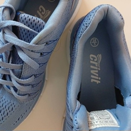 Women's summer athletic shoes like new, size 38, blue