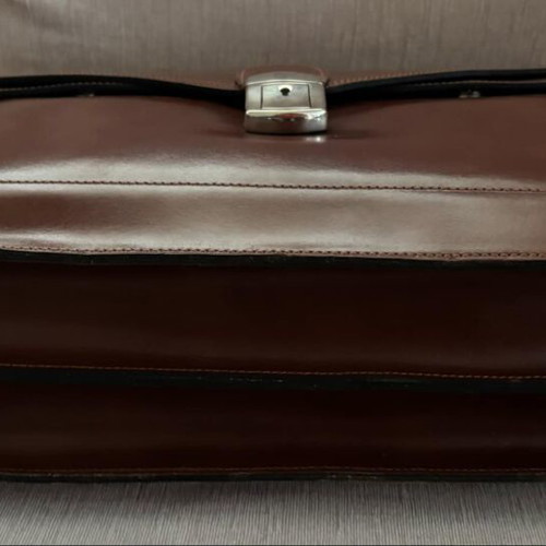 Leather bag brown like new, unused