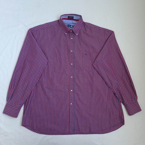Paul & Shark men's striped shirt long sleeve like new size 3XL-4XL