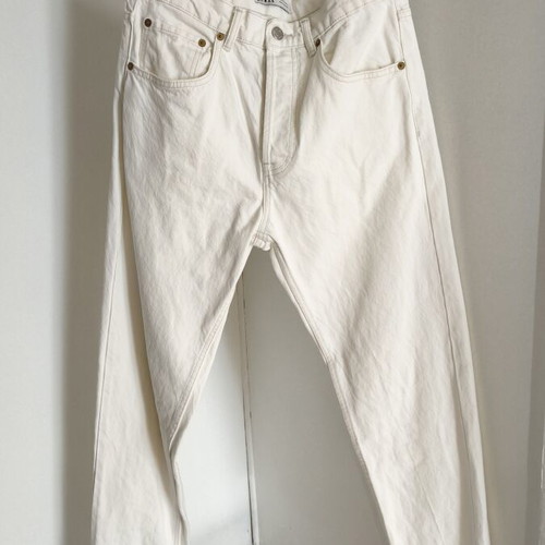 Zara denim slim fit jeans like new, white, US40 EU31