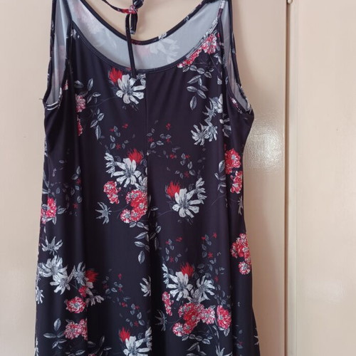 Asymmetric sleeveless dress 5XL colorful, like new