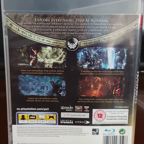 Tomb Raider Underworld PS3 game like new