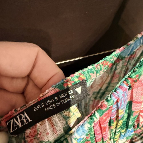 Zara midi dress, multicolored, size S