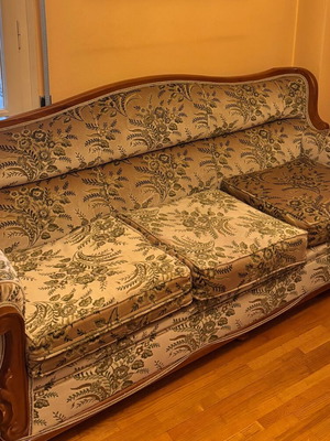 Three-seater sofa used