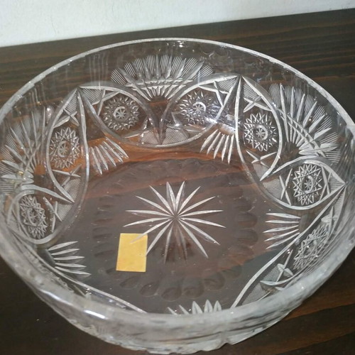 Vintage κρυστάλλινη φοντανιέρα Βοημίας σαν καινούργιο