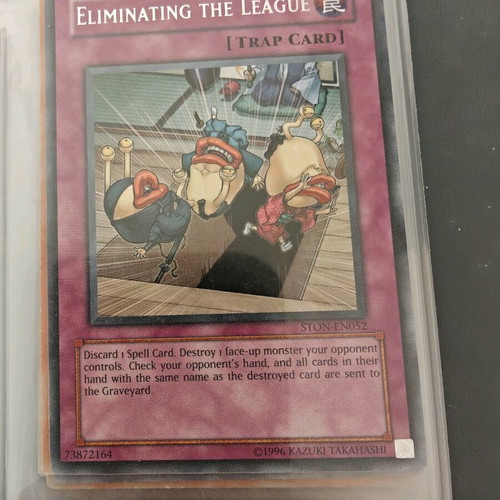 Yu-Gi-Oh card Eliminating the League like new