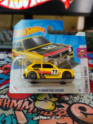 Hot Wheels '73 Honda Civic Custom new