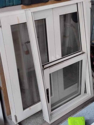Windows used, 2 pieces, one opening and one sliding