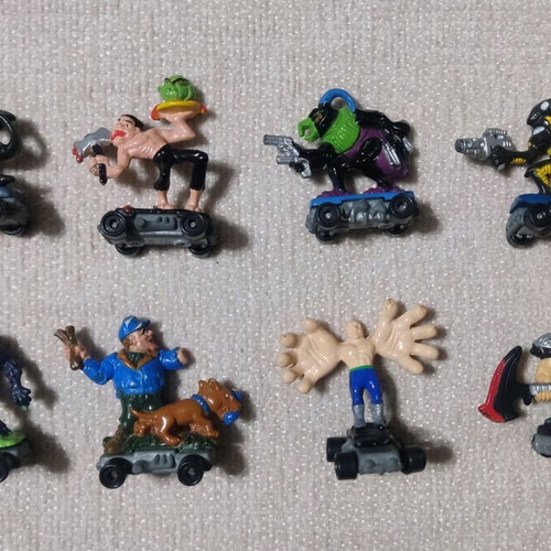 Skateboard Mania skateboarder figures used, set of 8