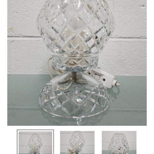 Vintage crystal lamp like new