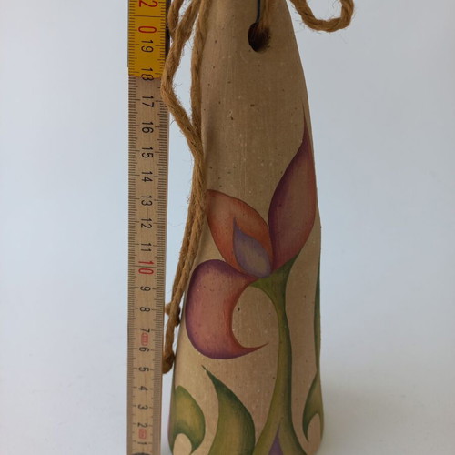 Handmade Czech ceramic bell like new