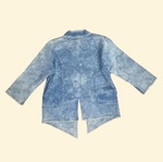 Denim jacket for girls, size 8-10 years, decorative metal buttons