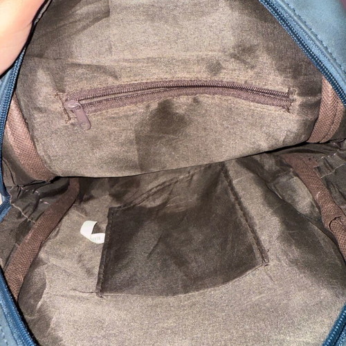 Blue backpack used with minor marks