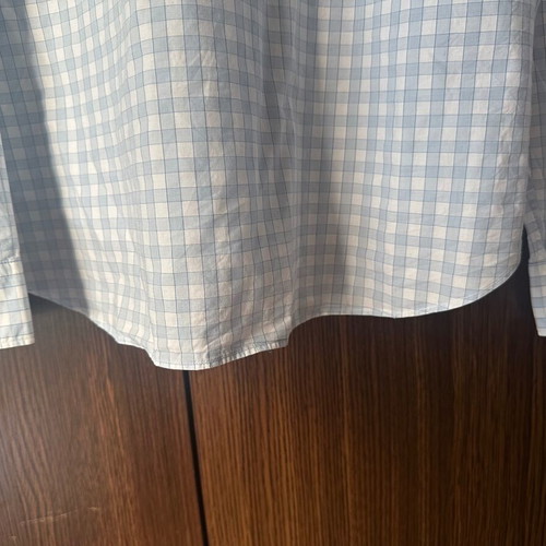 Burberry Brit XL checked shirt used, authentic, light blue and white