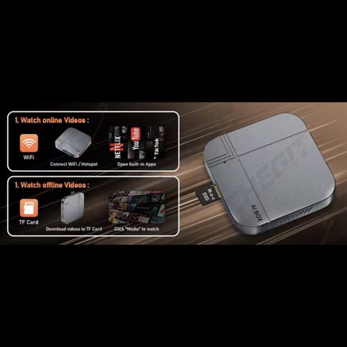 2026 Android 14 Al Box wireless CarPlay Android Auto TV adapter new