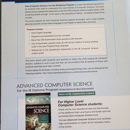 Core Computer Science new for IB Diploma Program