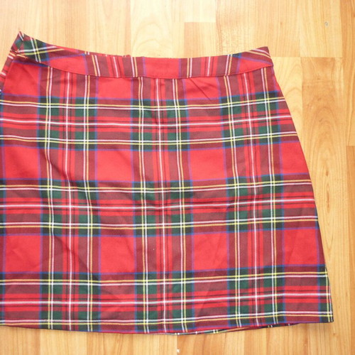 Primark mini skirt plaid Medium used, multicolor