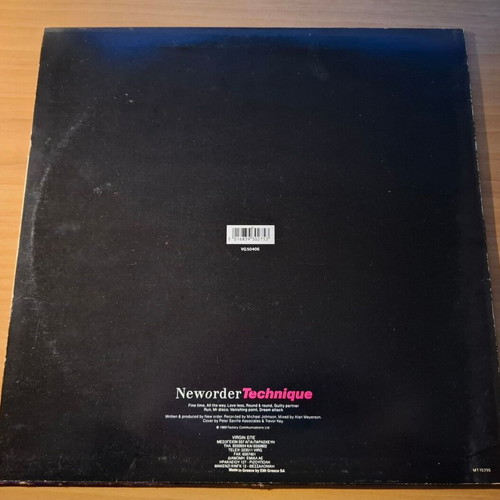 New Order Technique vinyl like new, rock