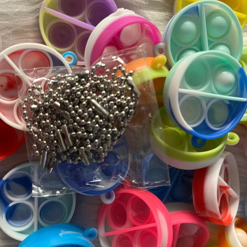 Pop It Fidget set 24 pieces colorful stress relief toys new