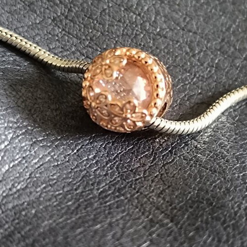 Pandora Charm S925 Sterling Silver Gold Plated Like New