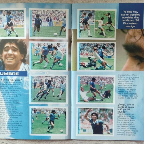 Diego Armando Maradona album like new, limited edition