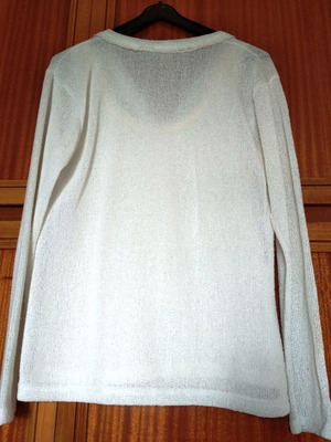 Set jacket with white top size M like new