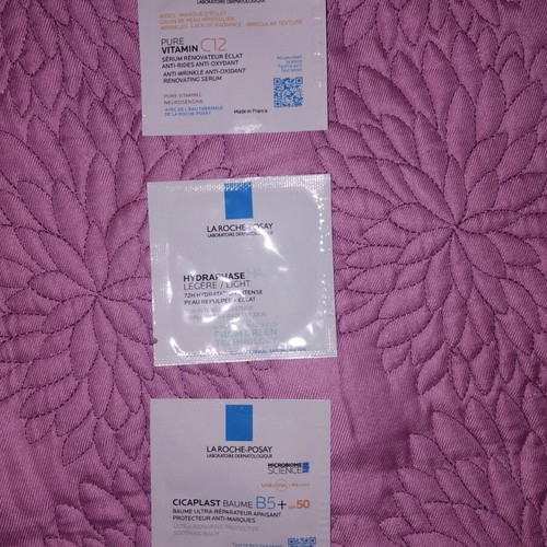 La Roche-Posay cosmetics new, three samples