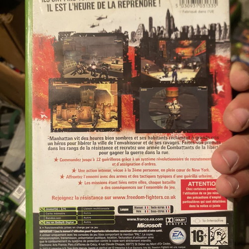 Freedom Fighters Xbox game classic CIB