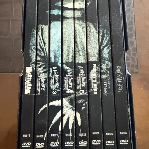 Nightmare on Elm Street DVD limited edition with 7 movies and extra disc, like new