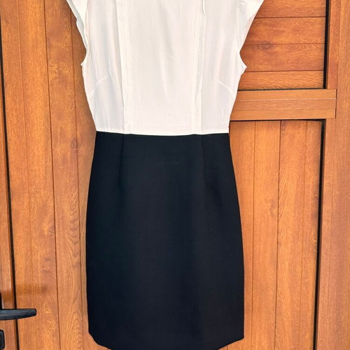 Sandro dress like new, black and white, size S