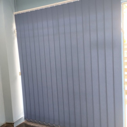 Vertical blinds like new, blue-gray color, 206x230 cm