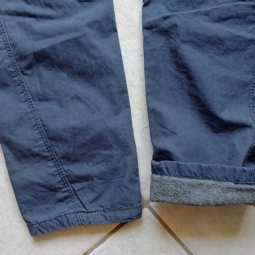 Boys' blue fabric pants Zara used size 140 cm