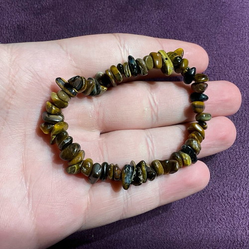 Bracelet with authentic tiger eye