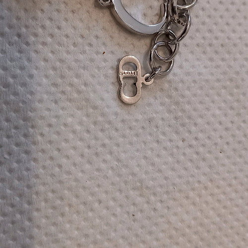 Christian Dior leather necklace new authentic