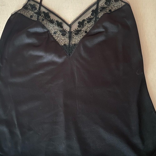 Triumph black lace camisole like new